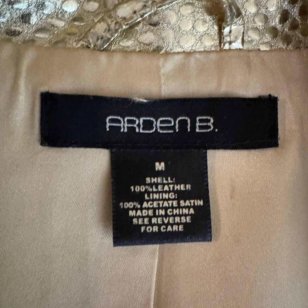 Metallic Gold Snake-Embossed Leather Belted Trench Jacket - Picture 2 of 15